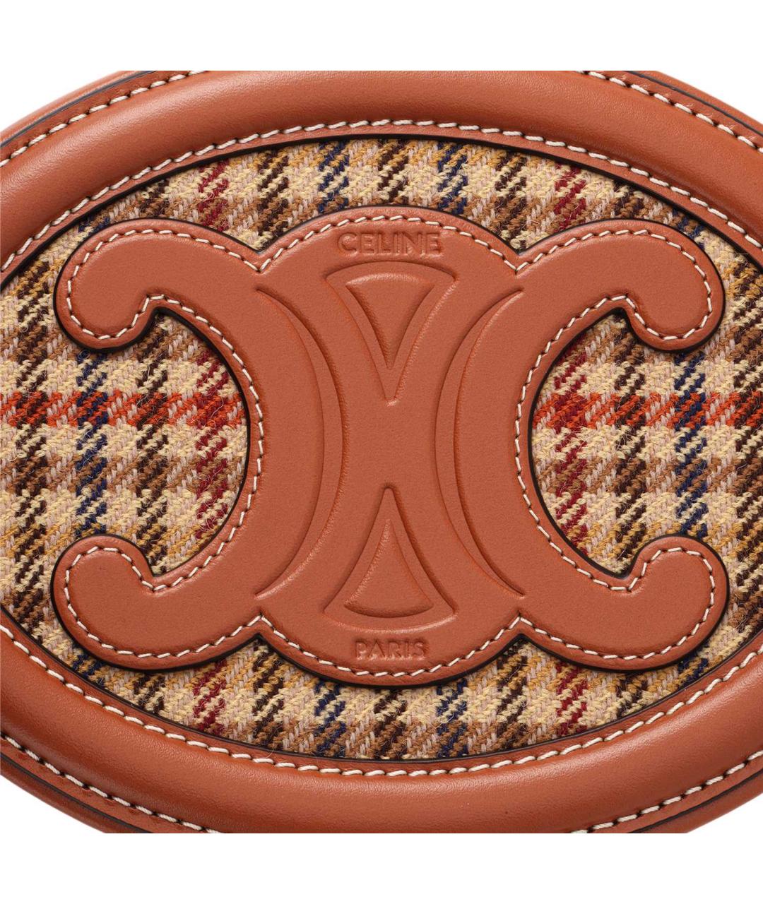 CELINE Коричневая сумка через плечо, фото 7