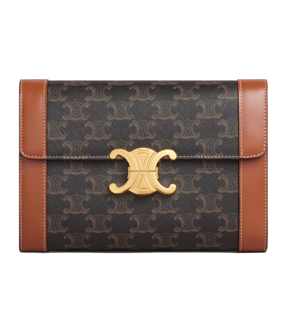 CELINE Коричневая сумка через плечо, фото 1