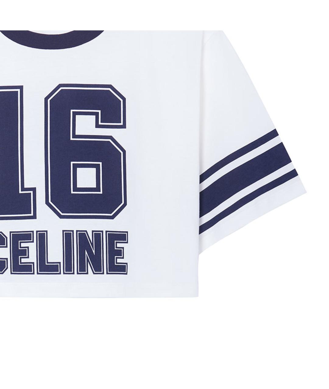 CELINE Мульти хлопковая футболка, фото 4