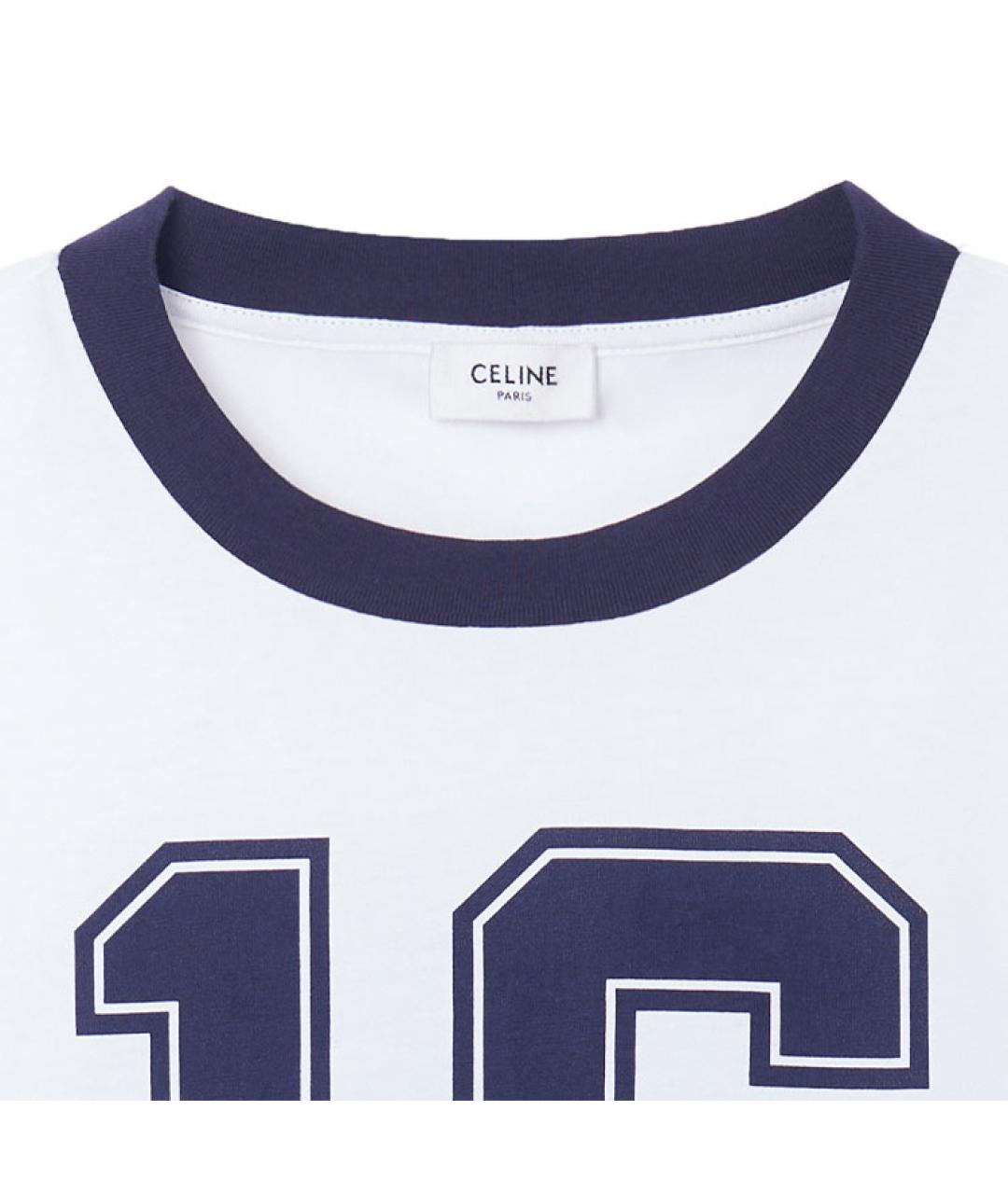 CELINE Мульти хлопковая футболка, фото 5