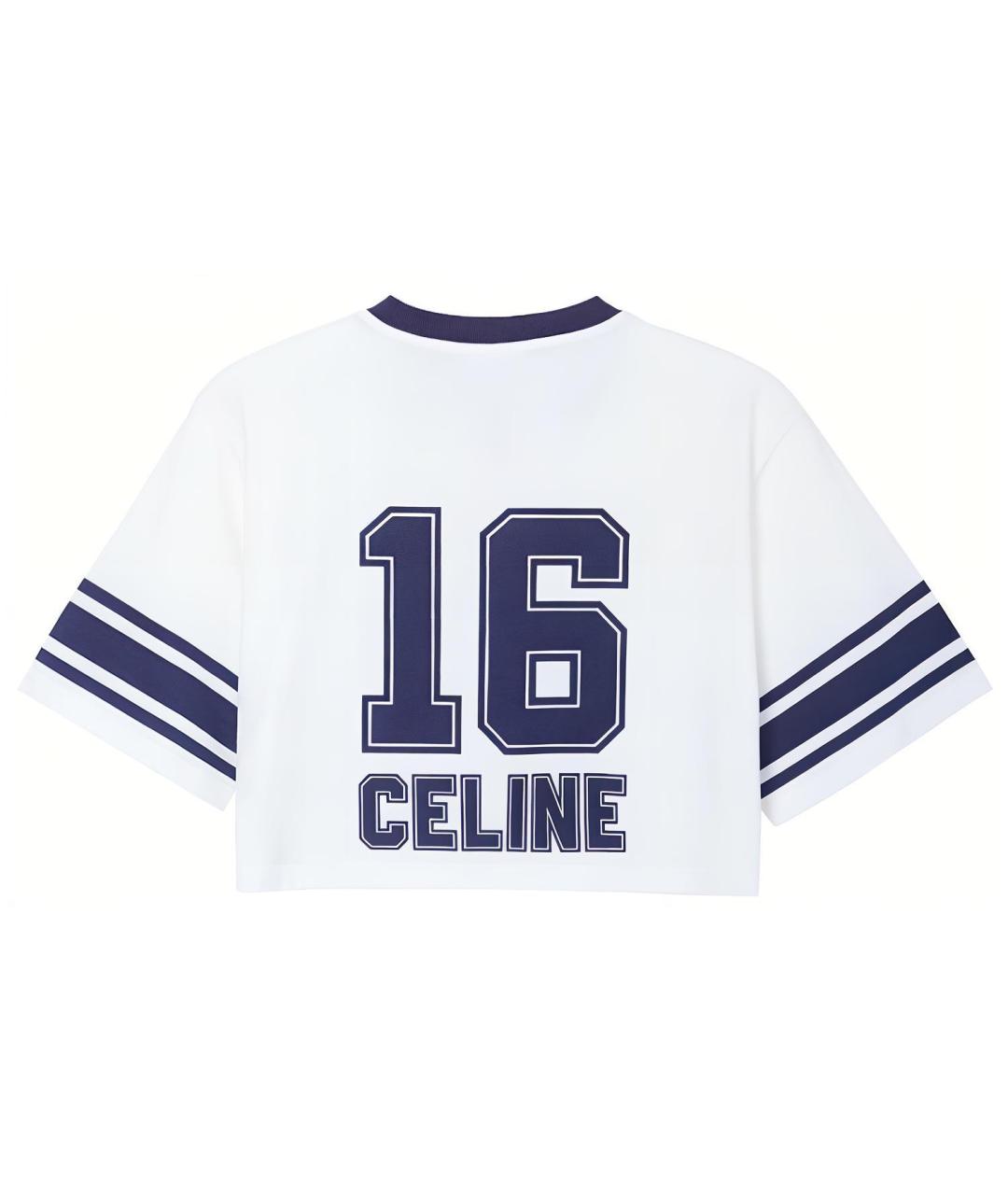 CELINE Мульти хлопковая футболка, фото 2