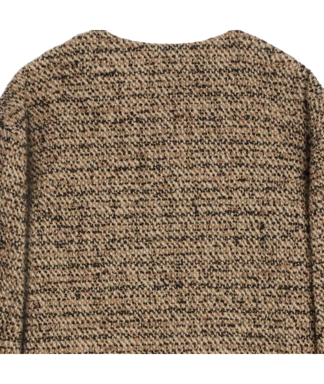 CELINE Коричневый кардиган, фото 4