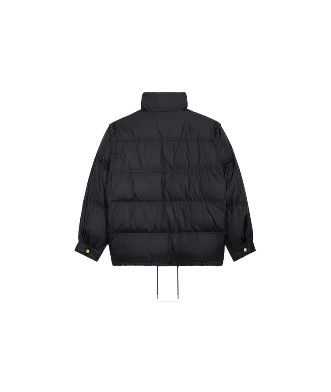 CELINE Черный полиамидовый пуховик, фото 2