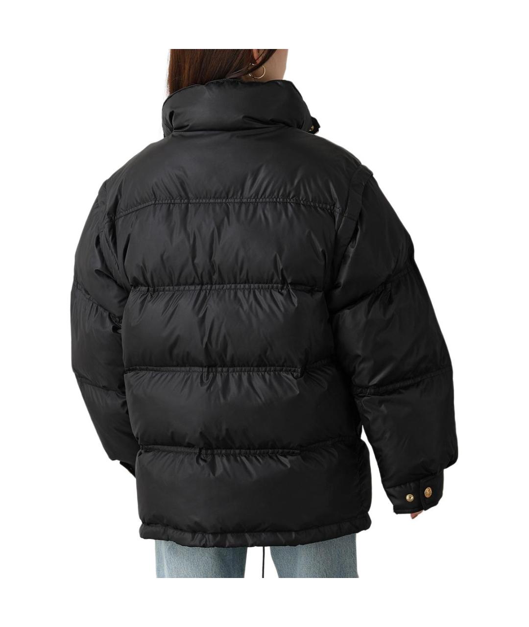 CELINE Черный полиамидовый пуховик, фото 8