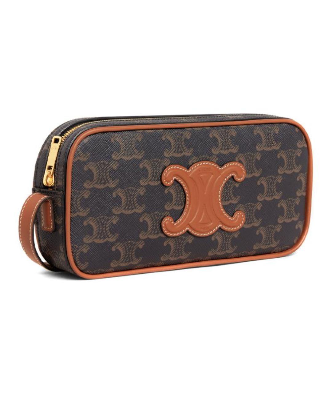 CELINE Коричневая сумка через плечо, фото 3