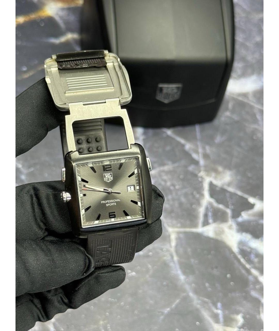 TAG HEUER Черные часы, фото 5