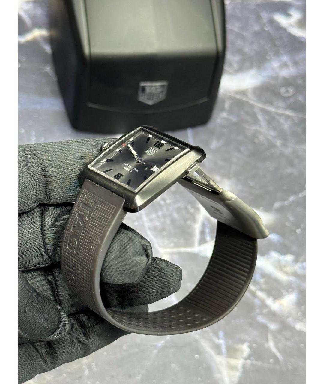 TAG HEUER Черные часы, фото 4