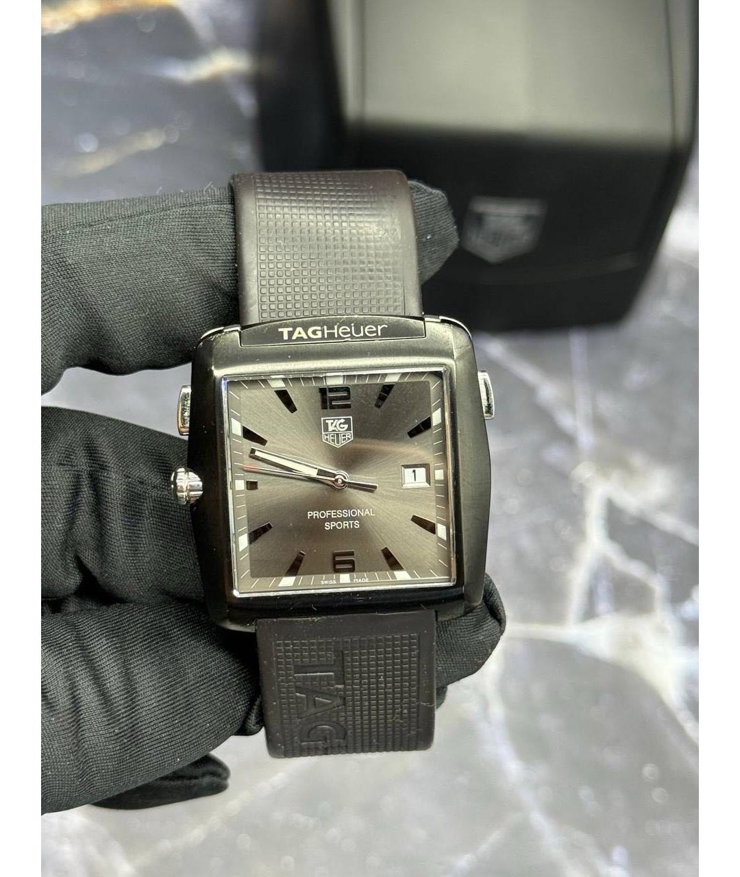 TAG HEUER Черные часы, фото 8