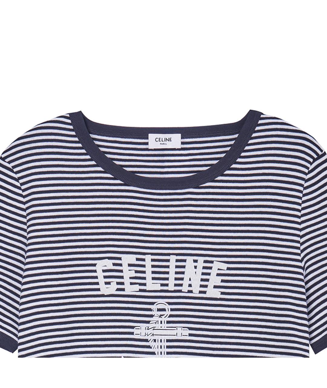 CELINE Мульти хлопковая футболка, фото 3