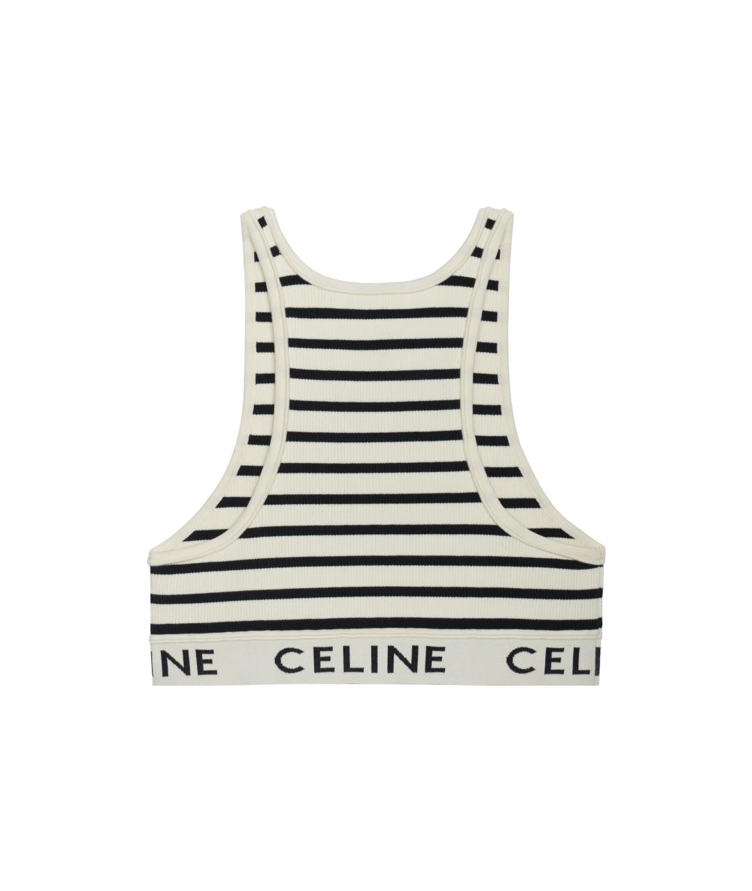 CELINE Мульти хлопковая майка, фото 2