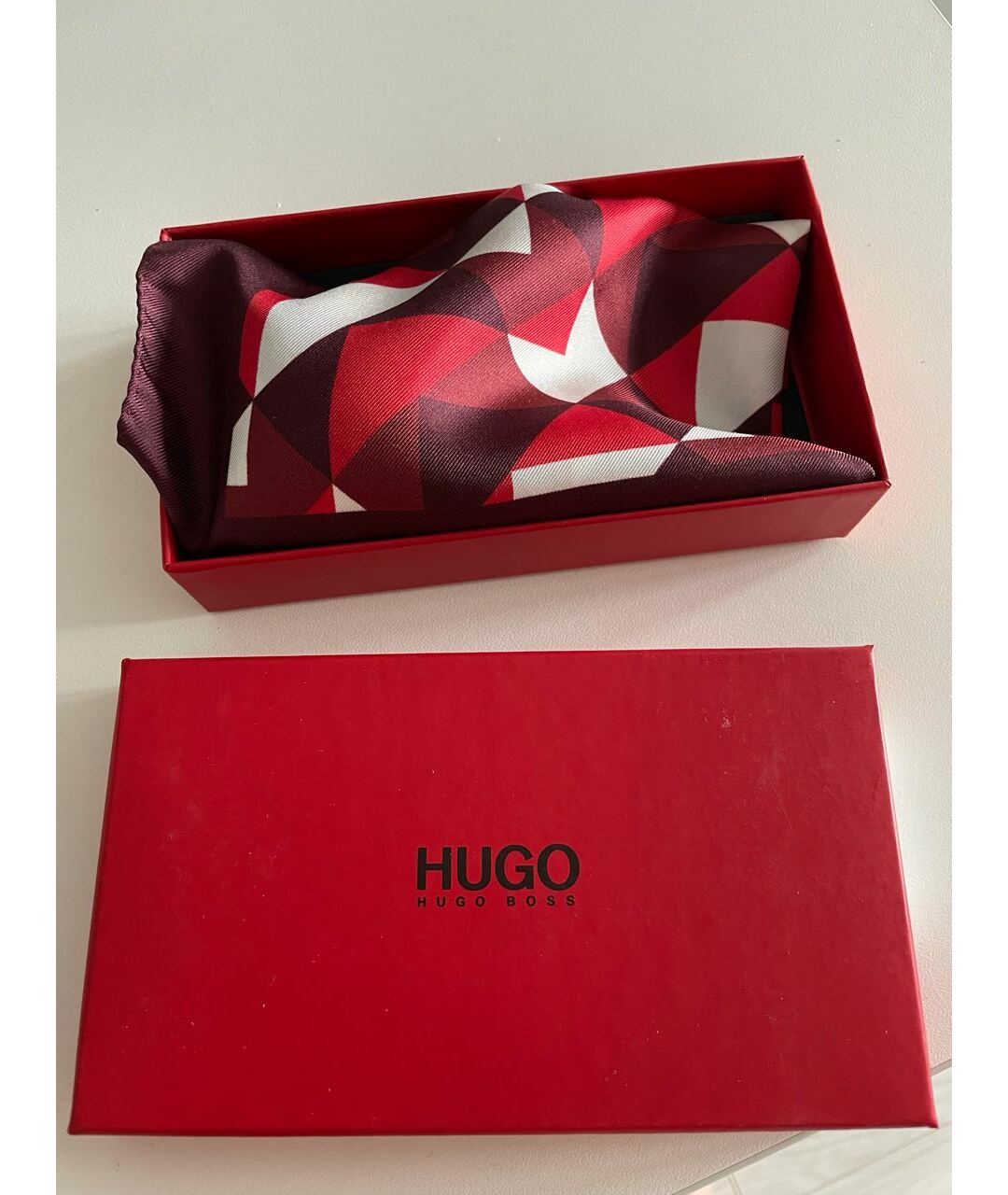 HUGO BOSS Мульти шелковый платок, фото 2