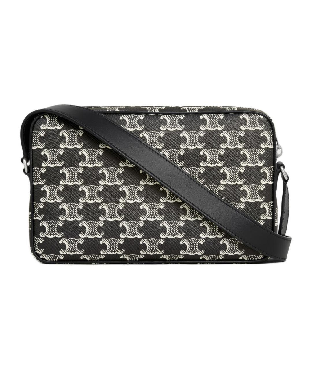 CELINE Черная сумка на плечо, фото 3