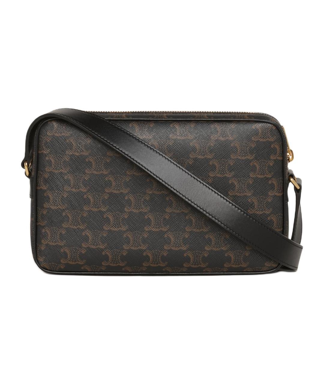 CELINE Коричневая сумка на плечо, фото 2