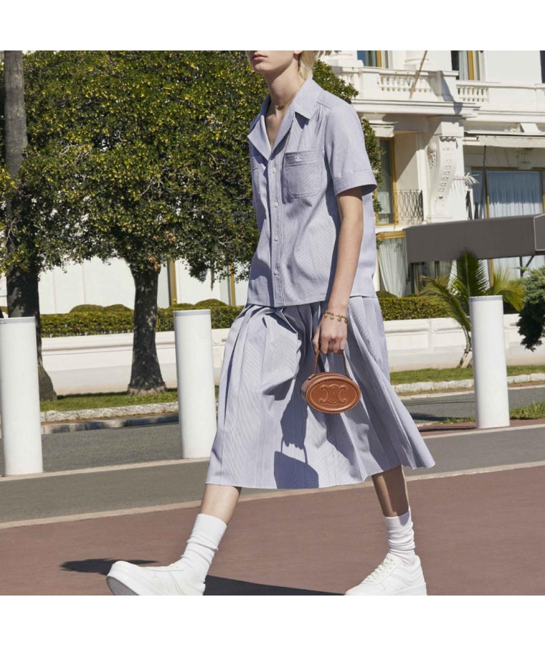 CELINE Серая хлопковая рубашка, фото 6