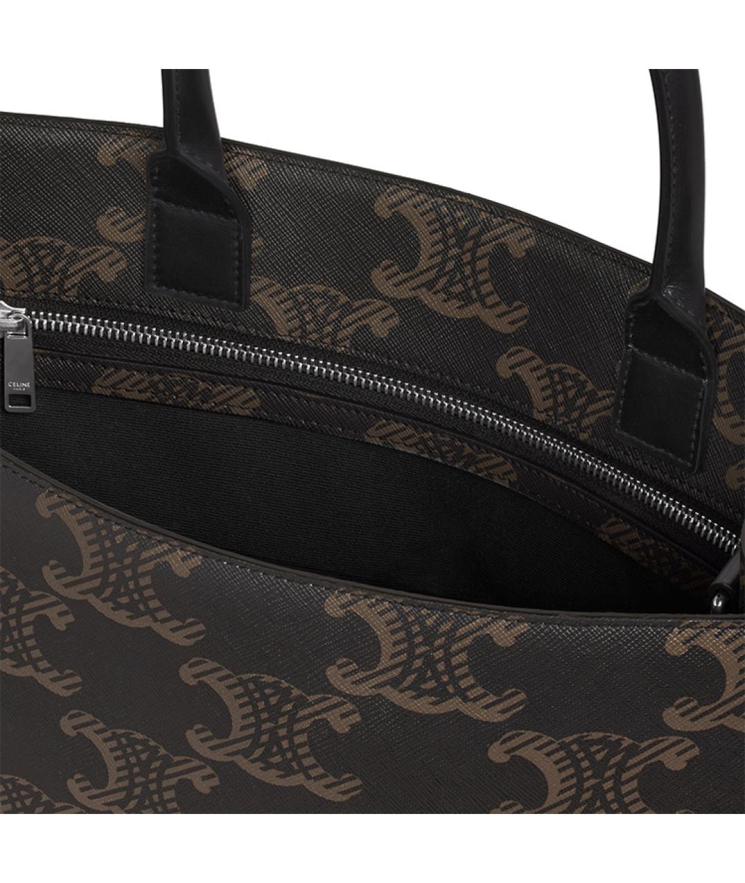 CELINE Черная сумка на плечо, фото 4