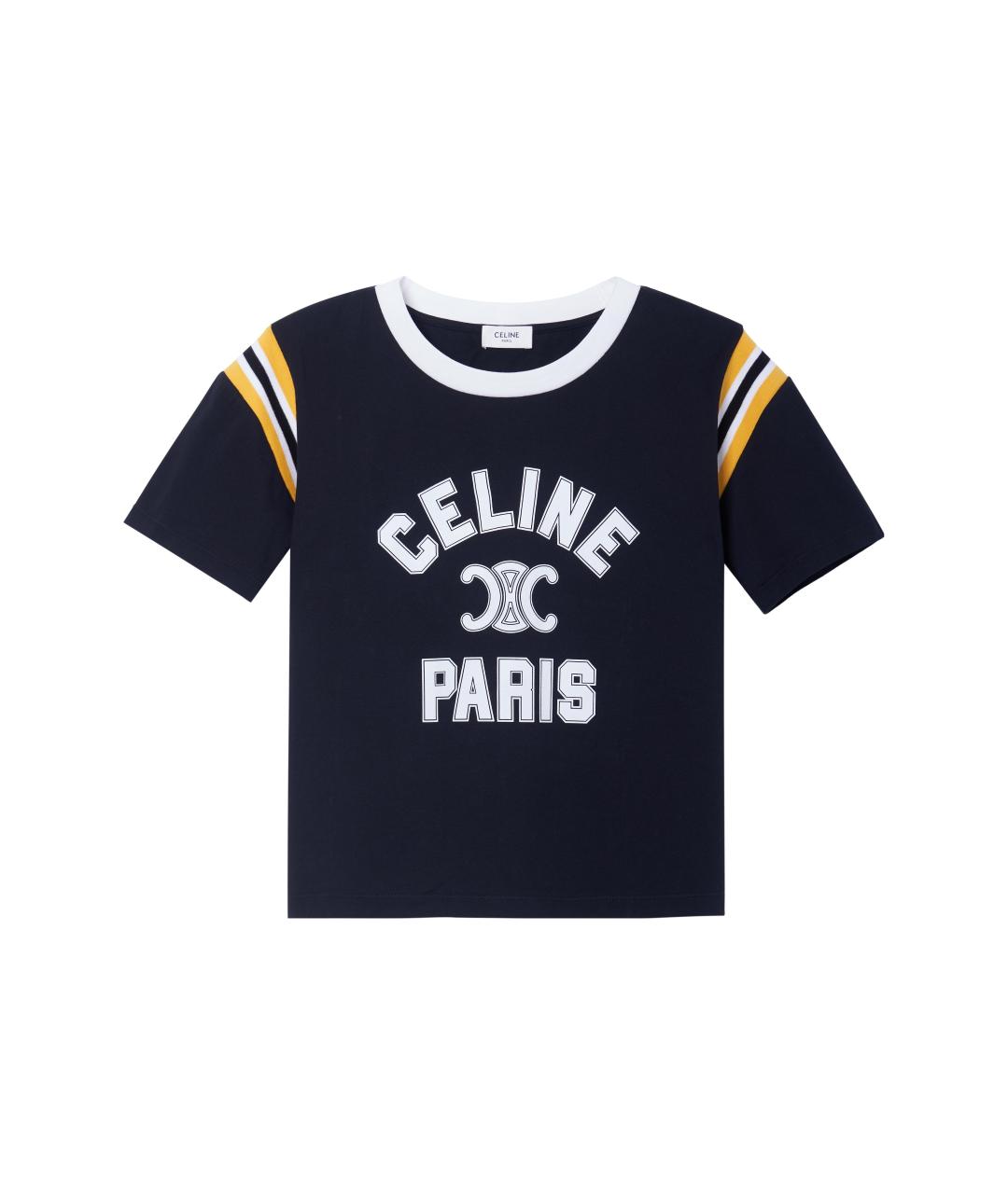 CELINE Мульти хлопковая футболка, фото 1