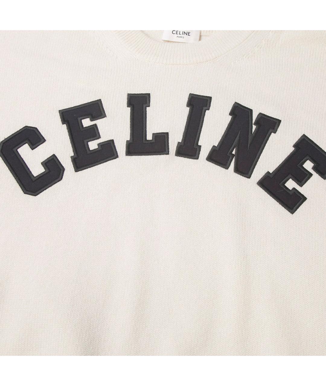 CELINE Бежевый джемпер / свитер, фото 4