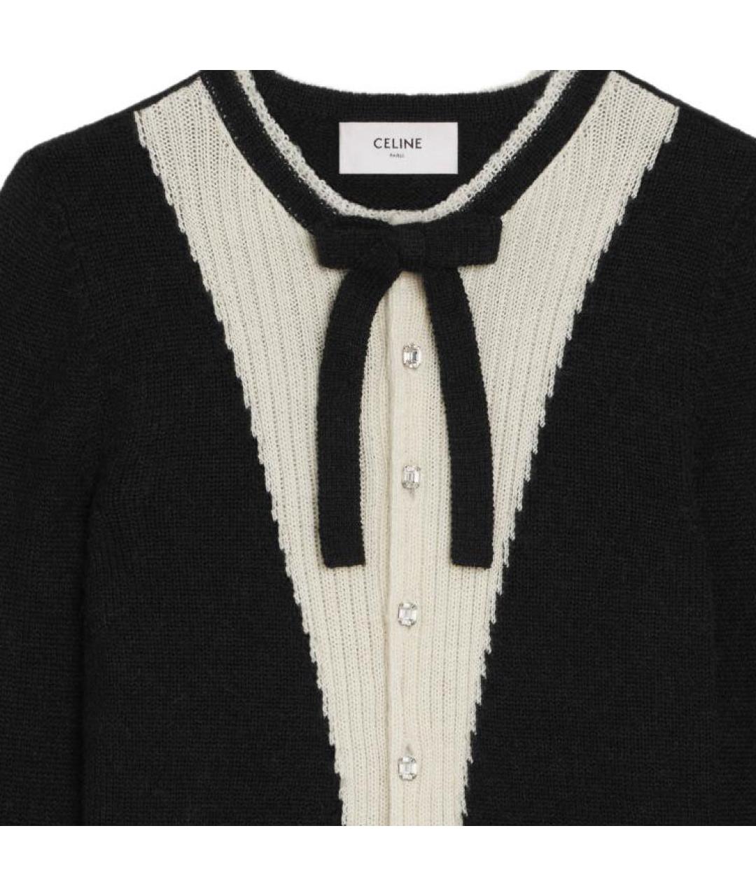 CELINE Мульти шерстяной кардиган, фото 5