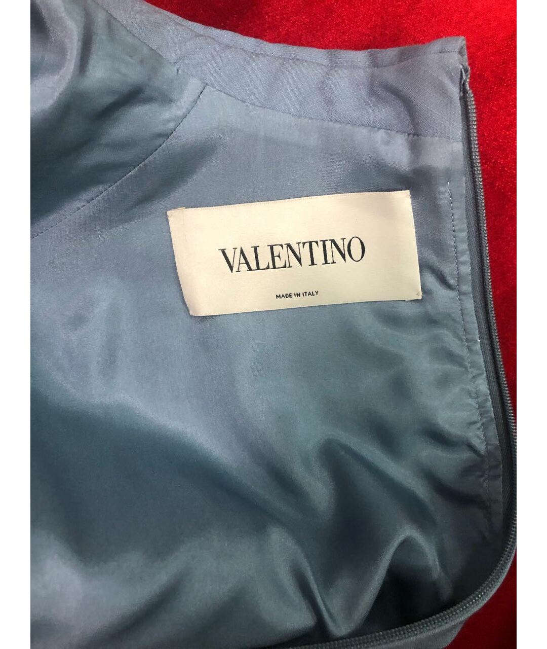 VALENTINO Голубое повседневное платье, фото 4