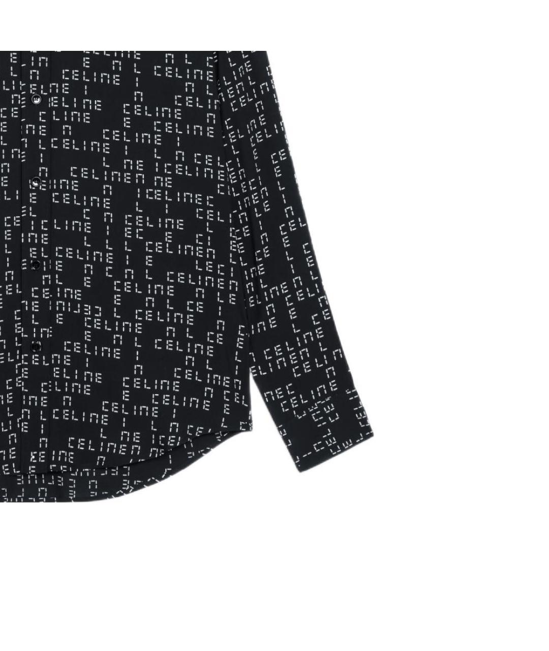 CELINE Черная классическая рубашка, фото 8