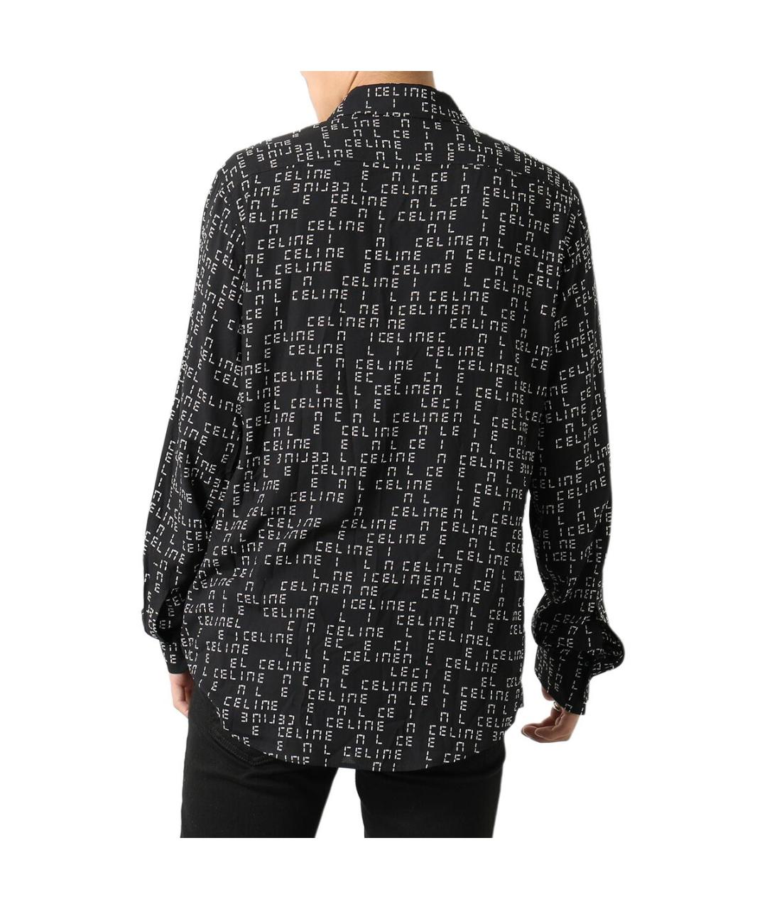CELINE Черная классическая рубашка, фото 4