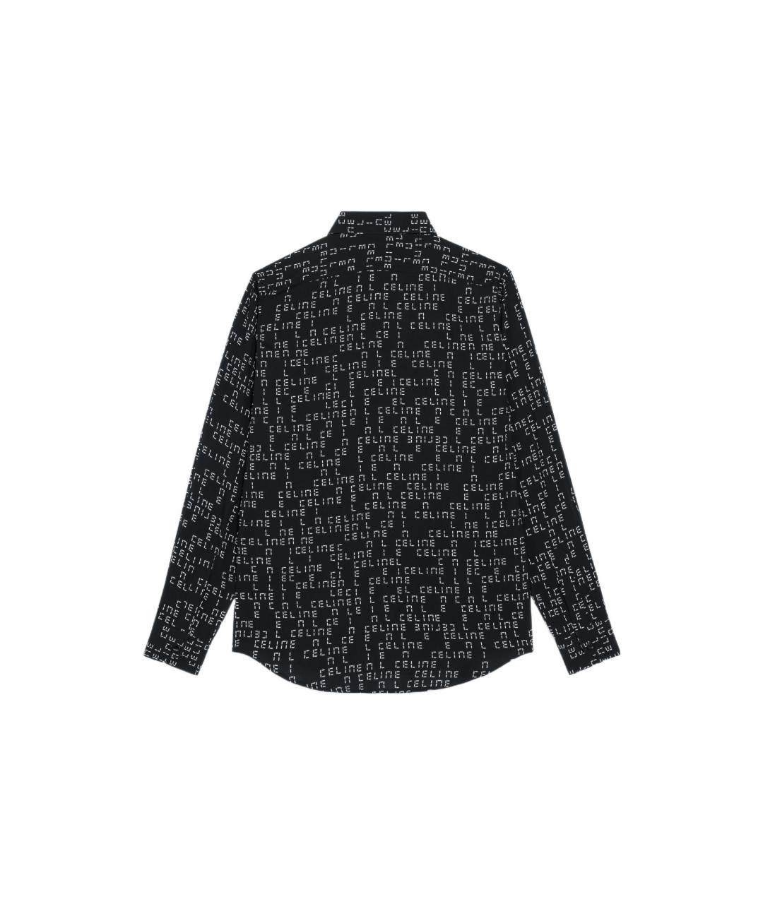 CELINE Черная классическая рубашка, фото 2