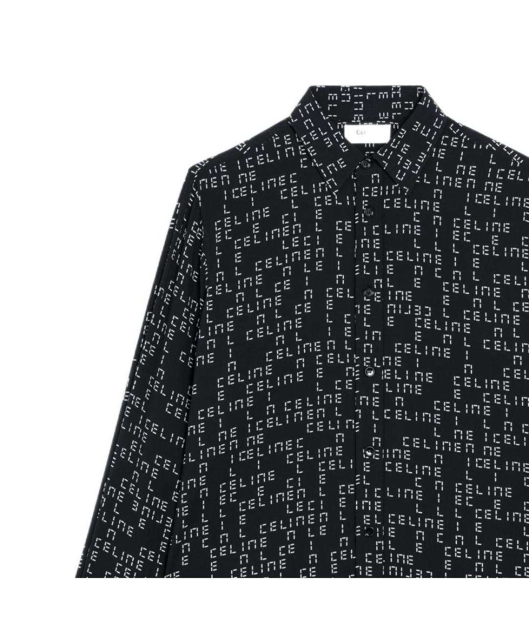 CELINE Черная классическая рубашка, фото 6