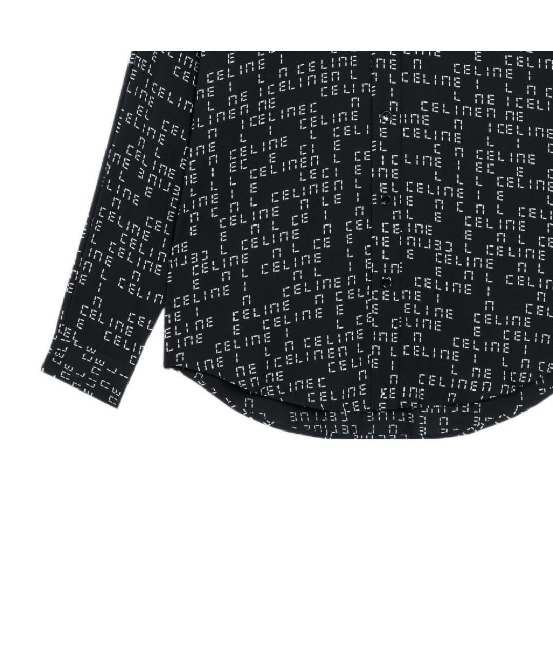 CELINE Черная классическая рубашка, фото 7