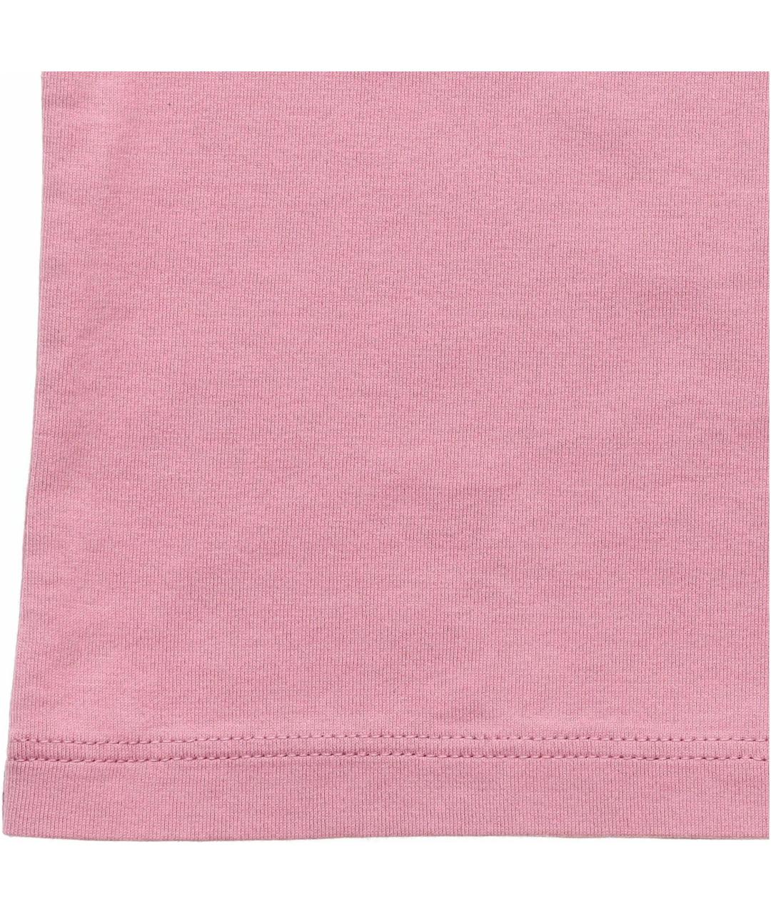 CELINE Розовая хлопковая футболка, фото 4