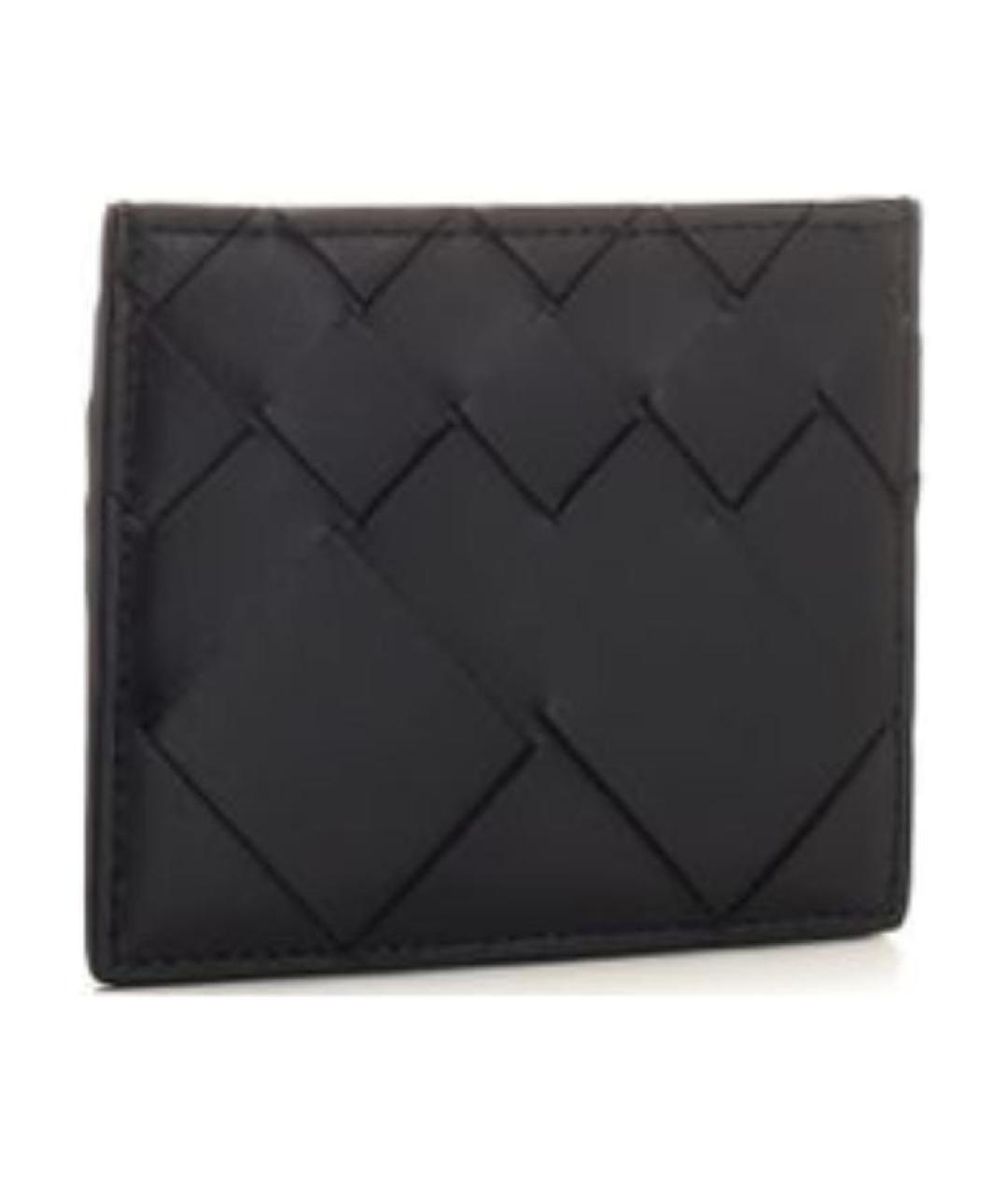 BOTTEGA VENETA Черный кожаный кардхолдер, фото 2
