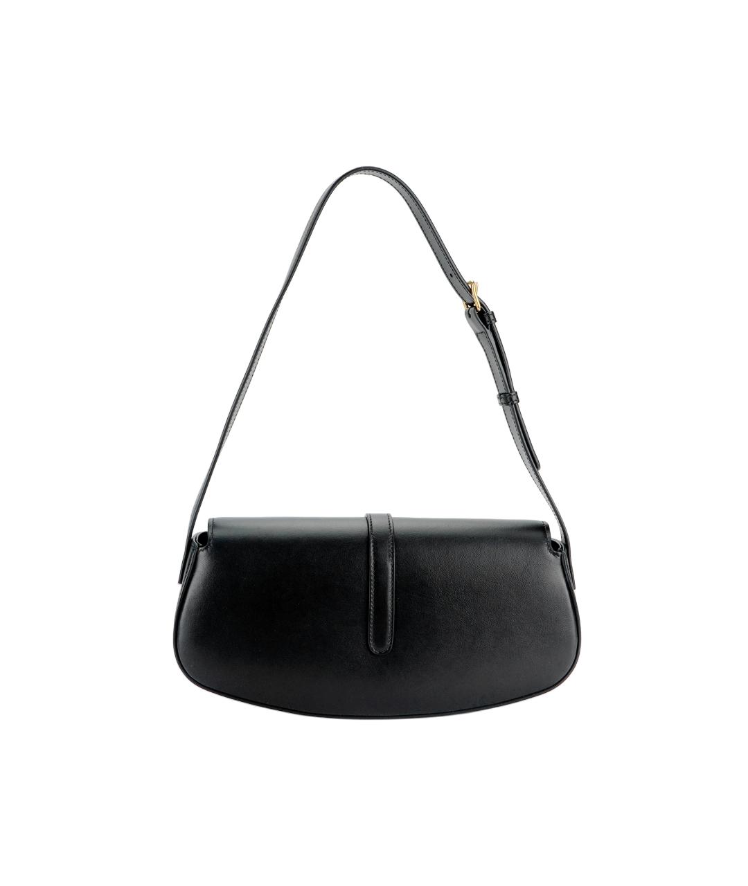 CELINE Черная кожаная сумка через плечо, фото 3