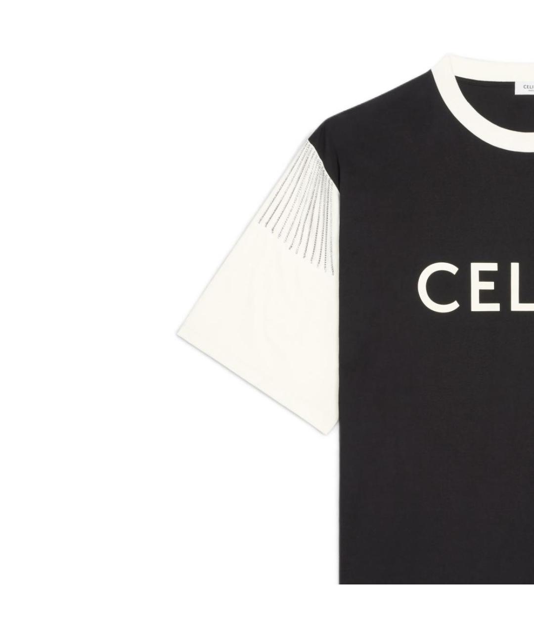 CELINE Мульти хлопковая футболка, фото 5