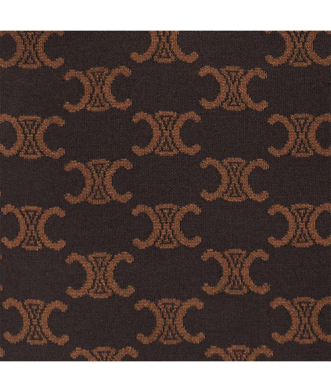 CELINE Мульти шелковая майка, фото 5