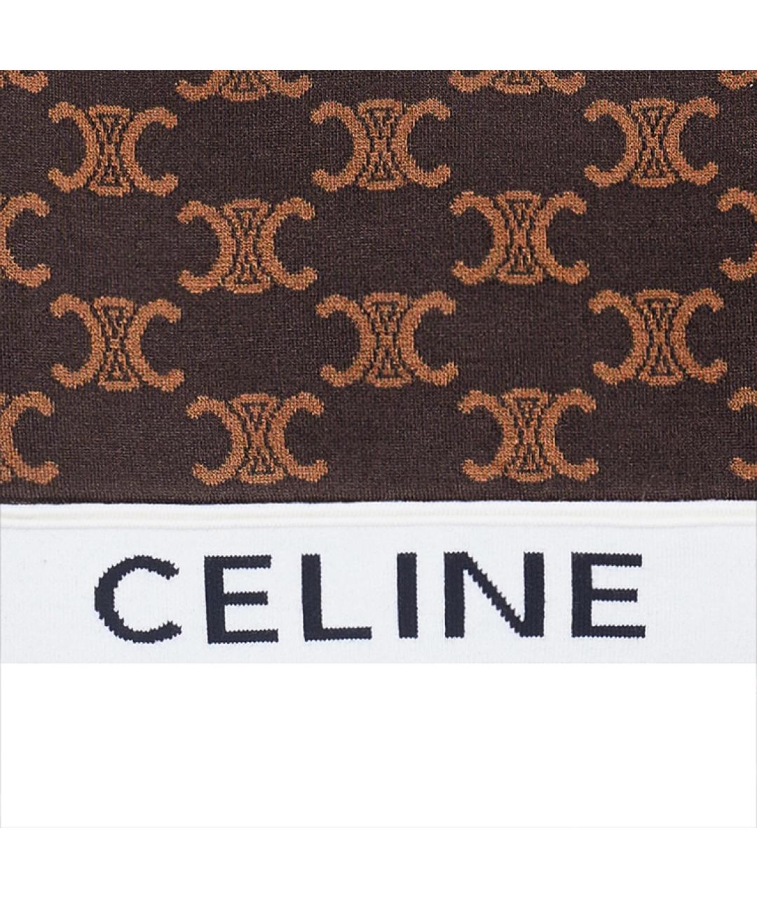 CELINE Мульти шелковая майка, фото 6