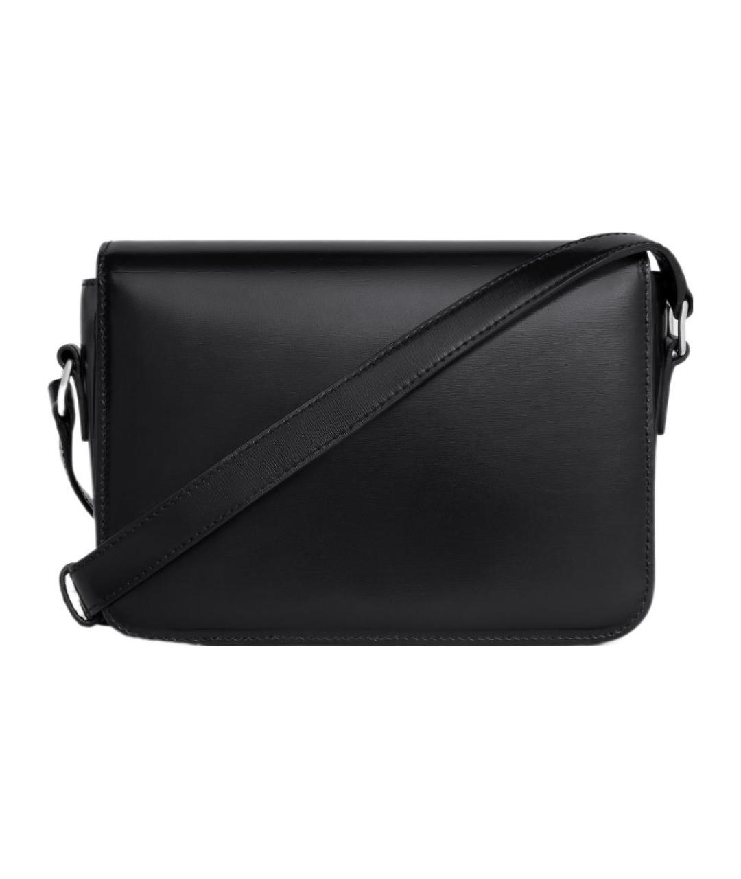 CELINE Черная кожаная сумка через плечо, фото 3