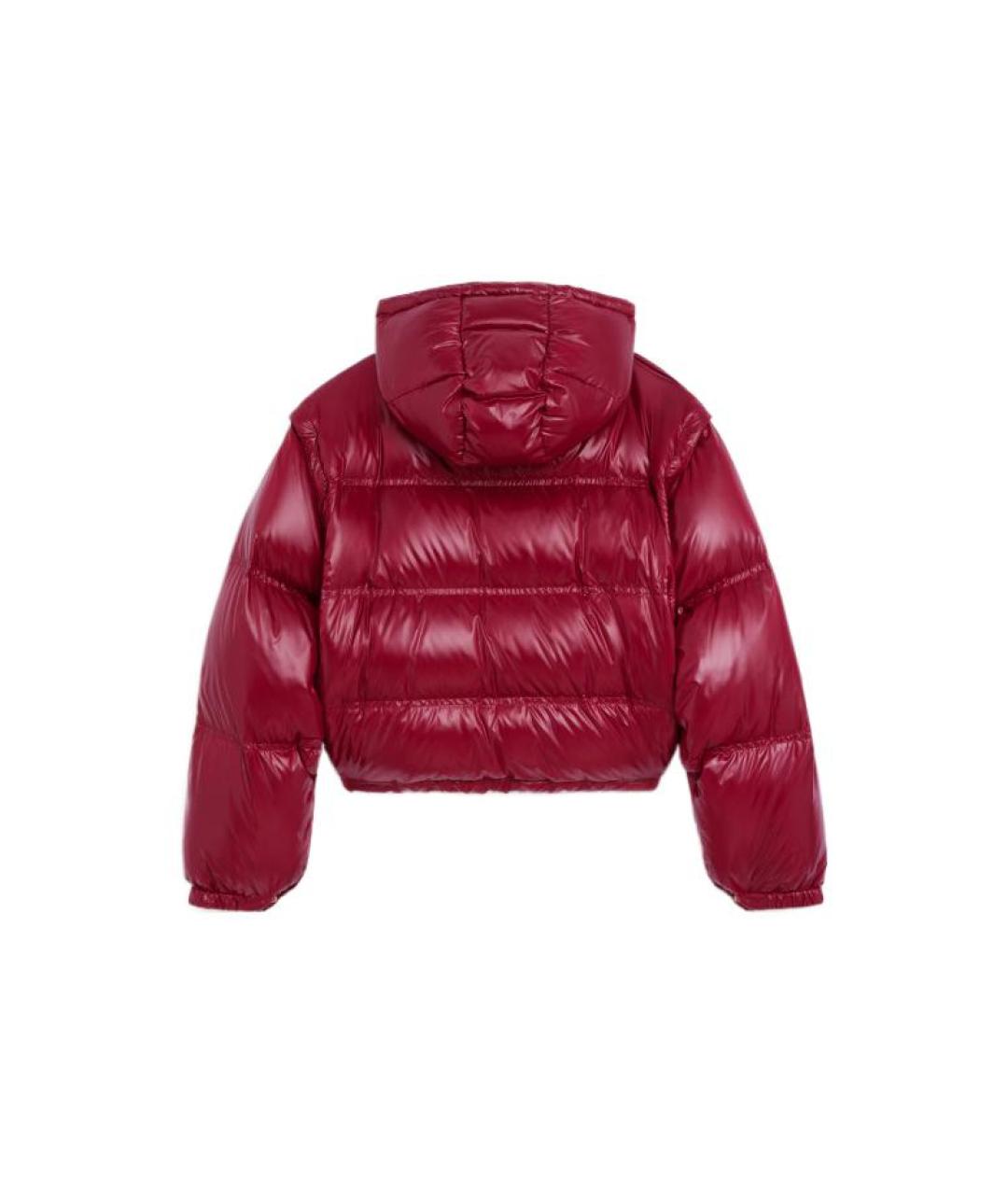CELINE Красный полиамидовый пуховик, фото 2