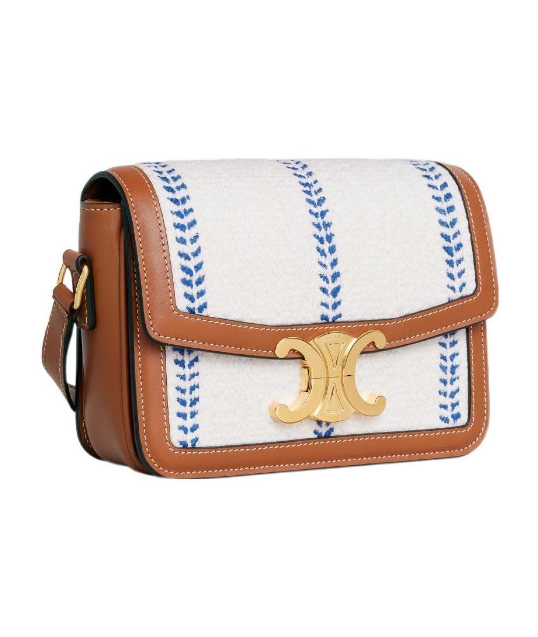 CELINE Коричневая сумка через плечо, фото 2