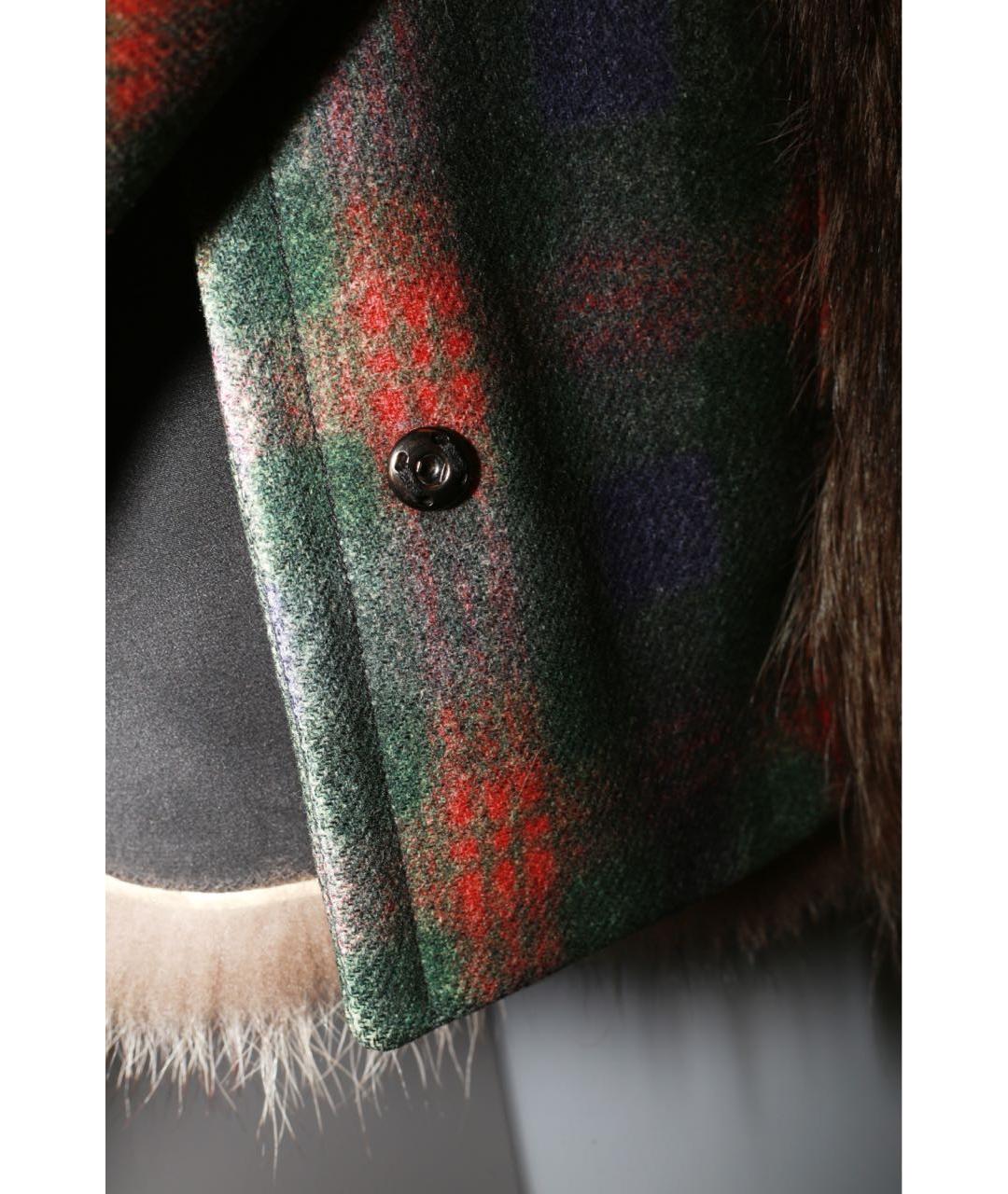 MIU MIU Мульти меховая шуба, фото 3