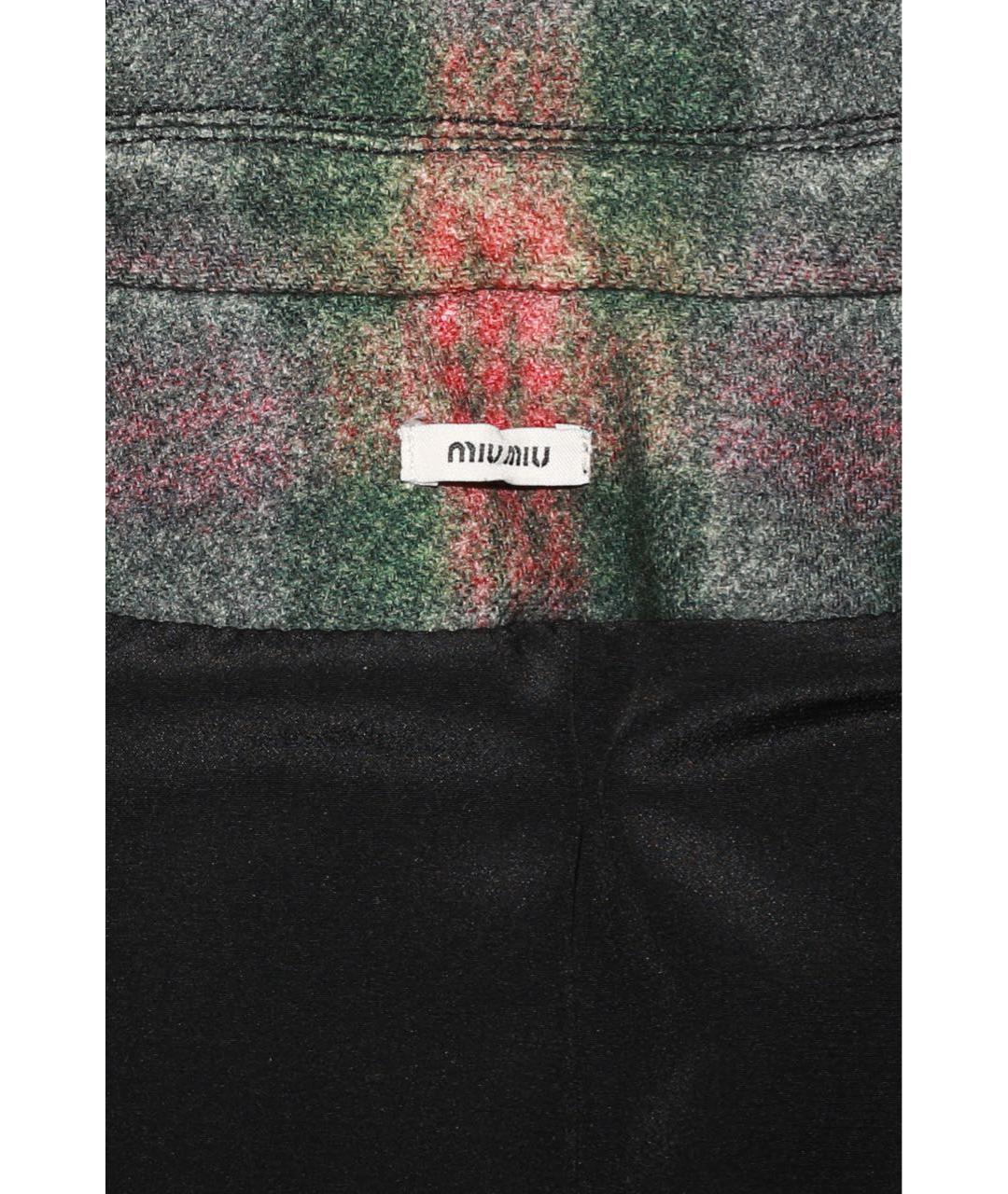 MIU MIU Мульти меховая шуба, фото 5