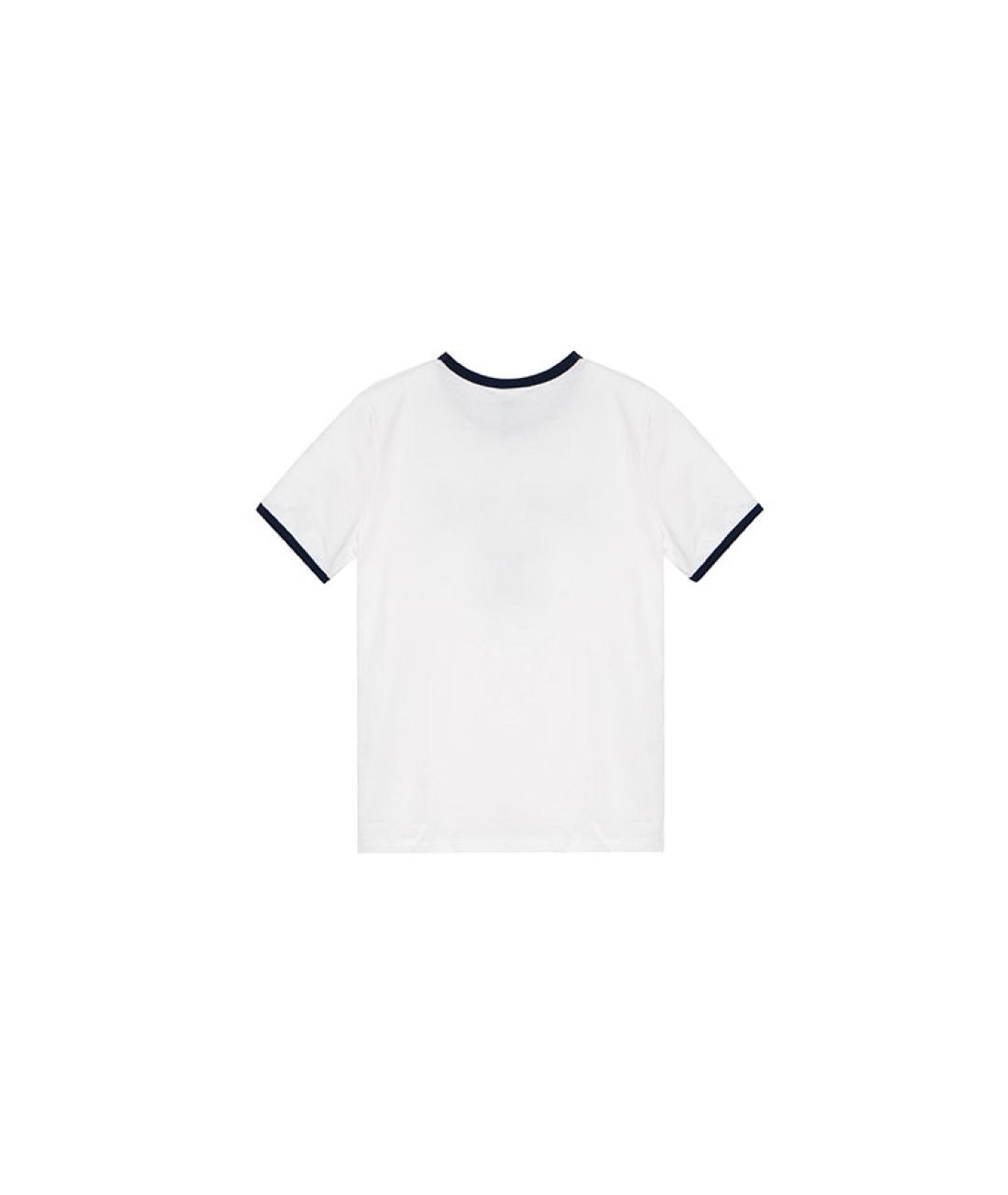 CELINE Белая хлопковая футболка, фото 2