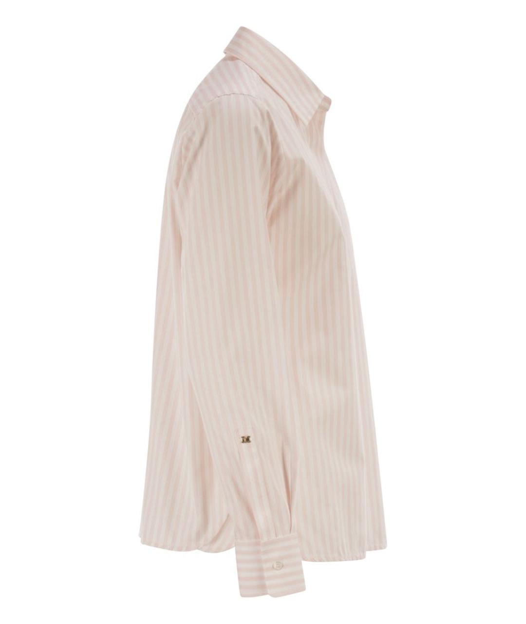 MAX MARA Розовая хлопковая рубашка, фото 3