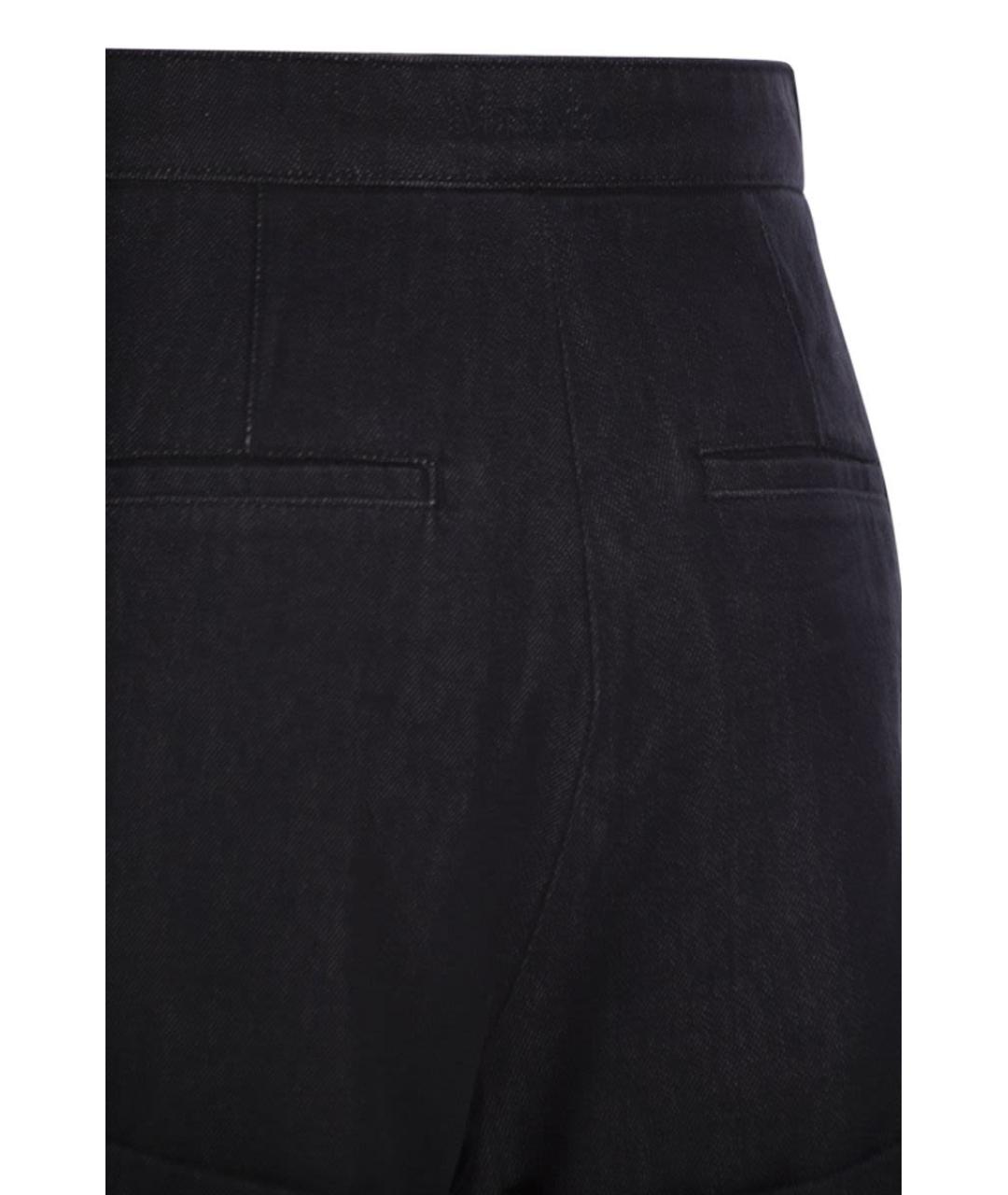 MAX MARA Синие хлопковые шорты, фото 4