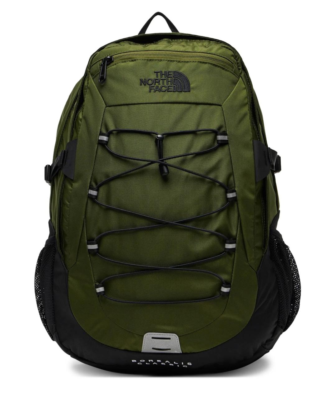 THE NORTH FACE Зеленый тканевый рюкзак, фото 1