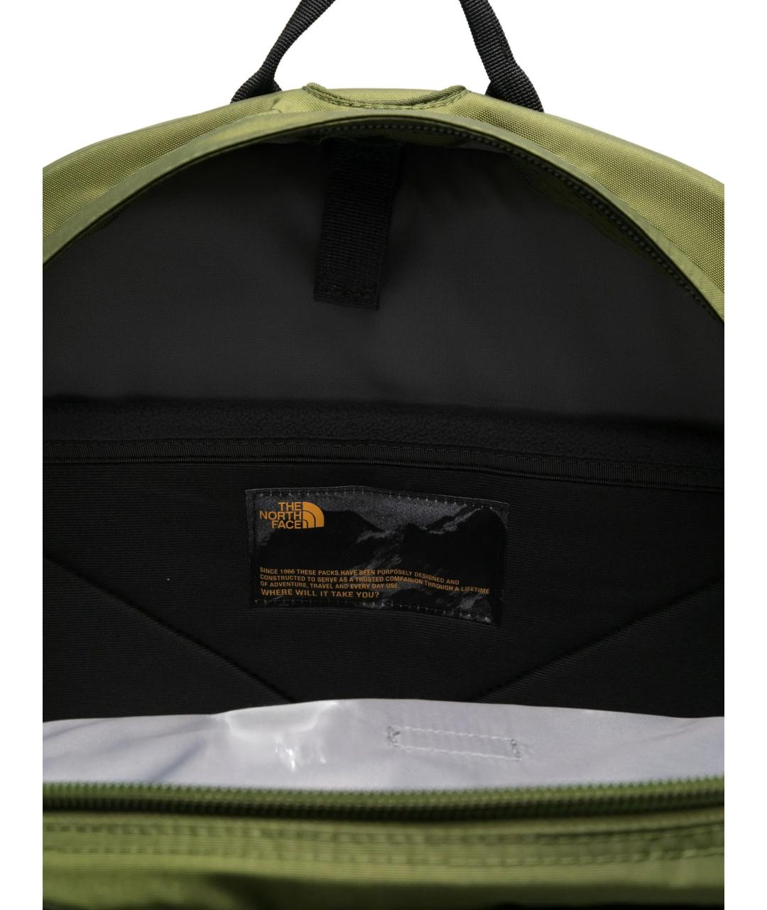 THE NORTH FACE Зеленый тканевый рюкзак, фото 5