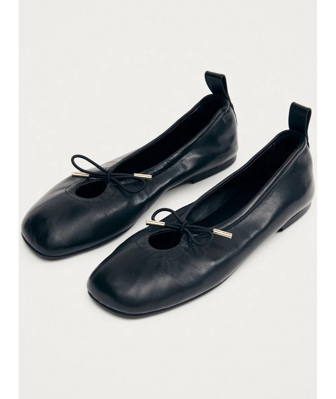 ALOHAS Черные кожаные балетки, фото 3