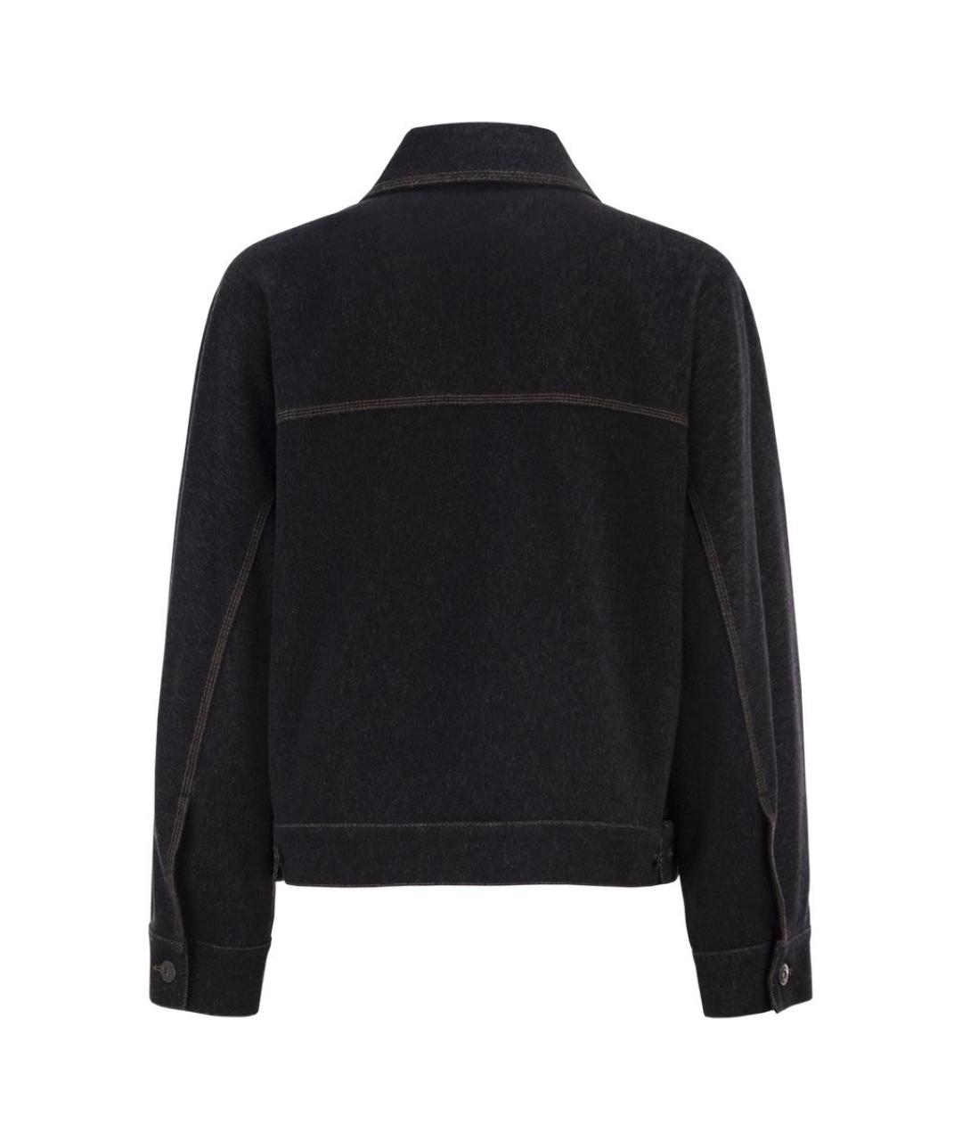 MAX MARA Синяя хлопковая куртка, фото 2