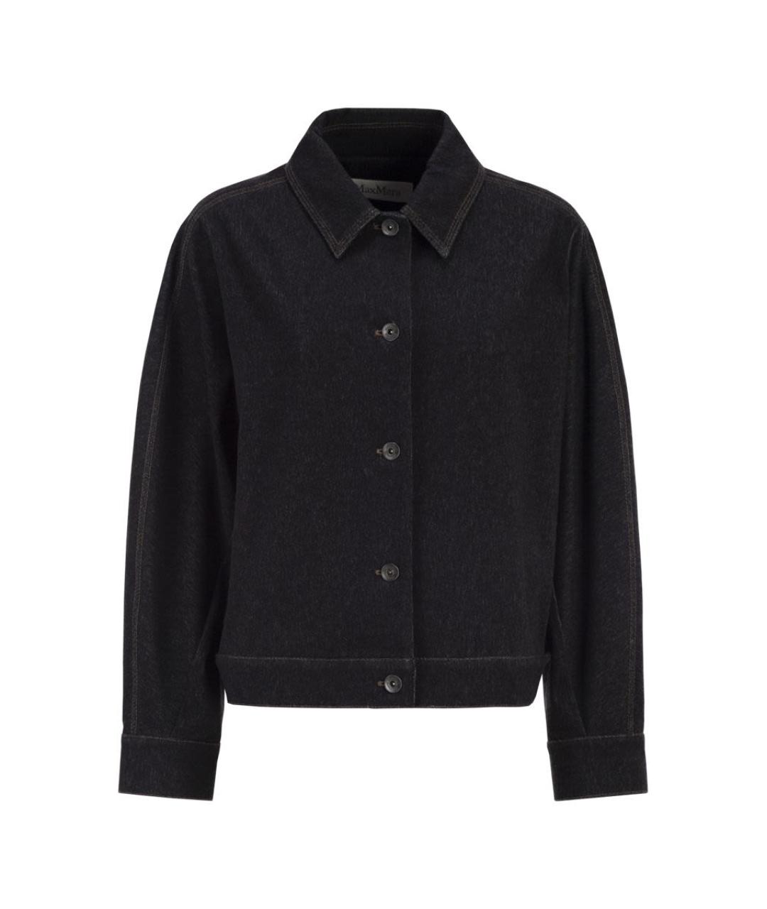 MAX MARA Синяя хлопковая куртка, фото 1