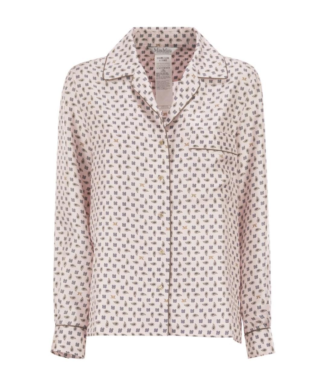 MAX MARA Мульти шелковая рубашка, фото 1