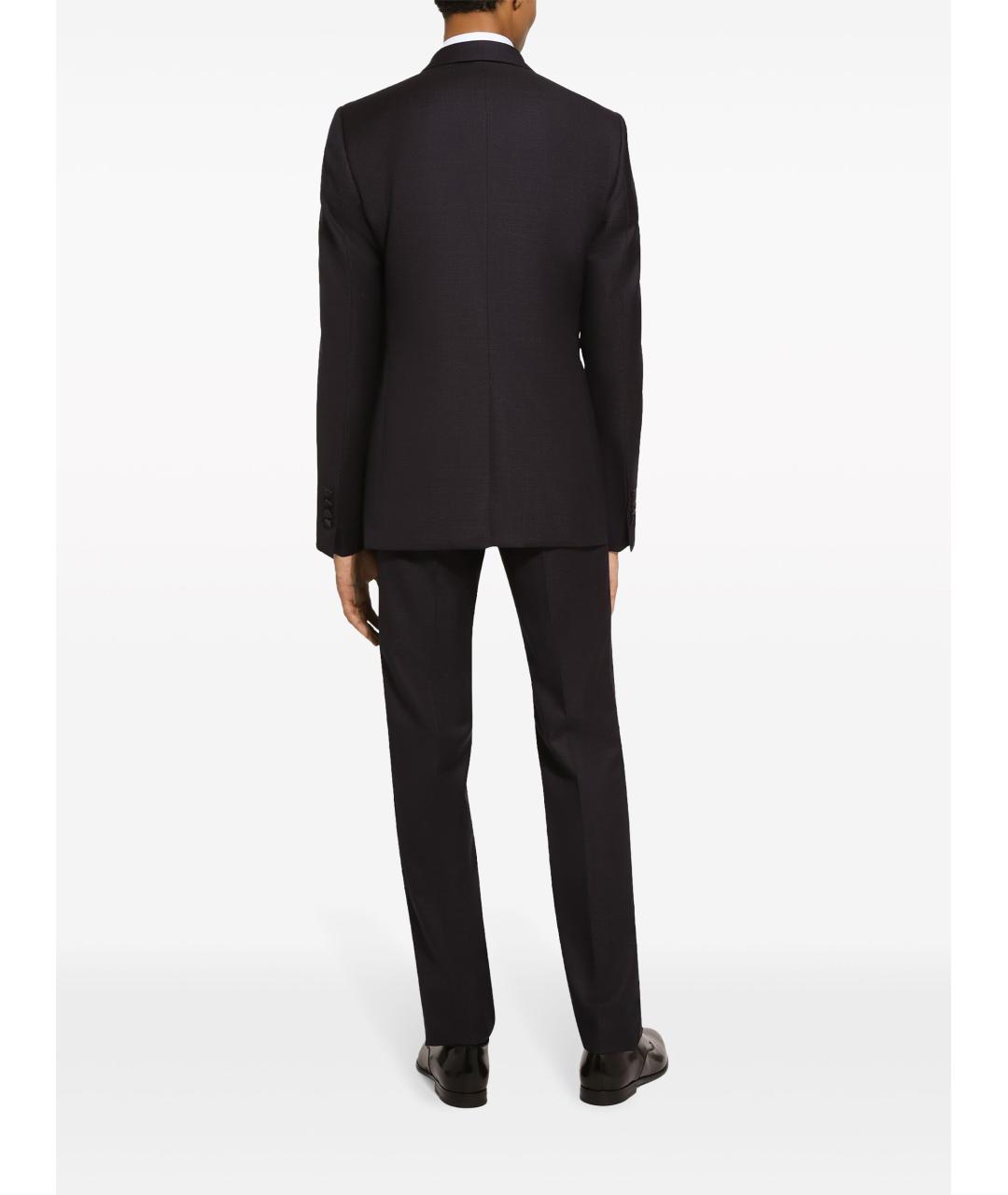 DOLCE&GABBANA Синий классический костюм, фото 3