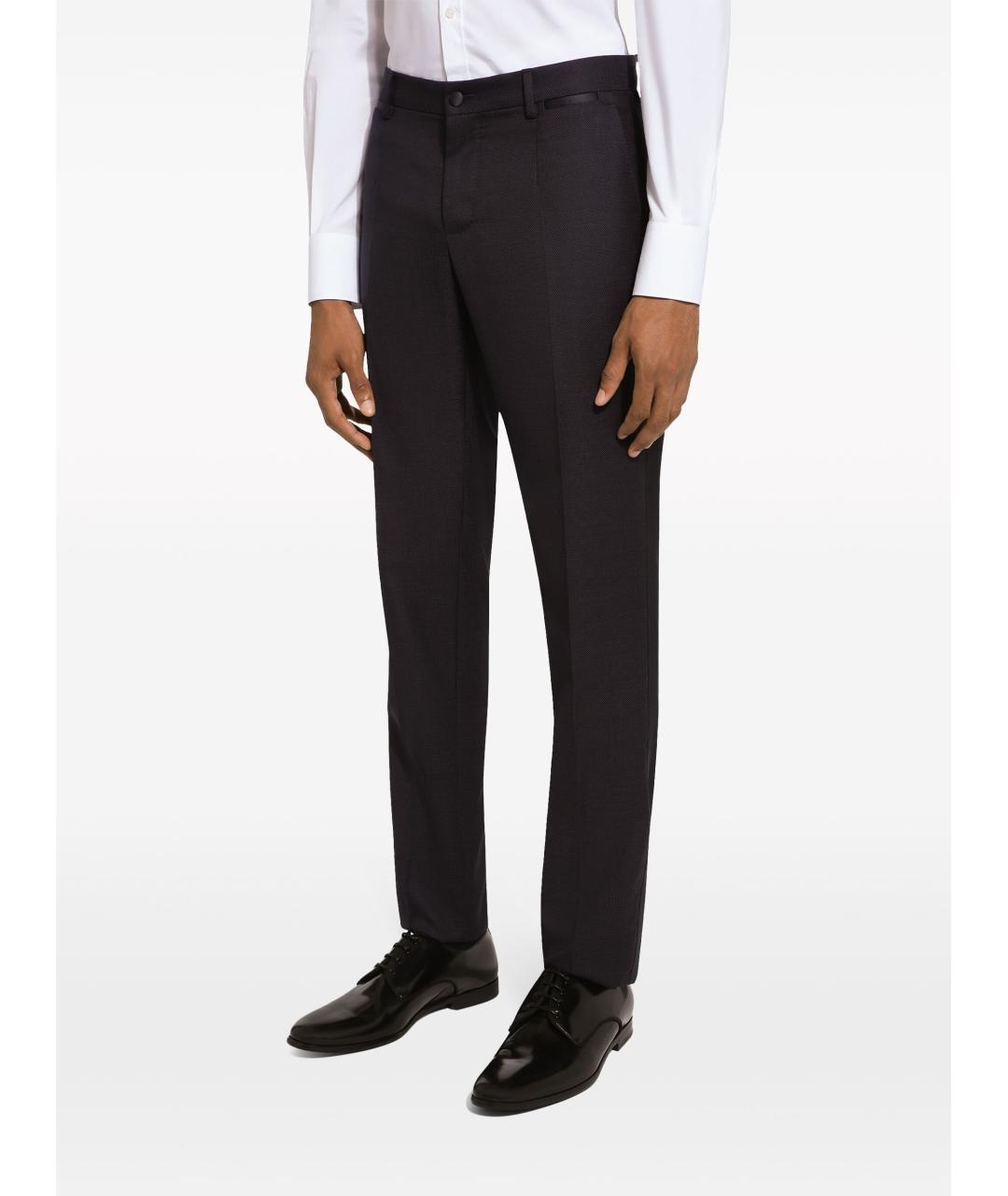 DOLCE&GABBANA Синий классический костюм, фото 5